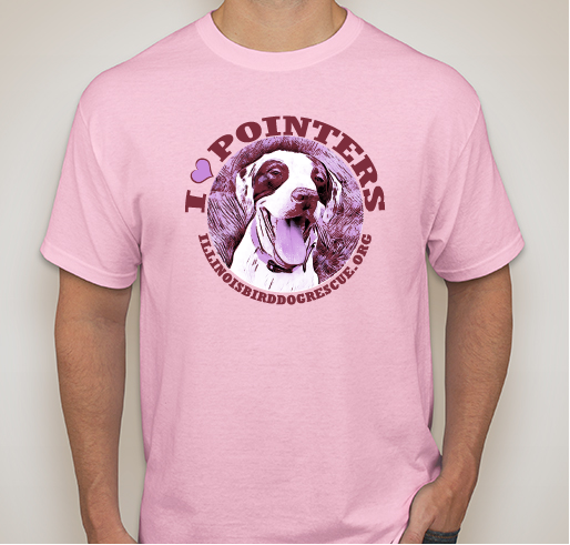 I LOVE POINTERS Fundraiser - unisex shirt design - front