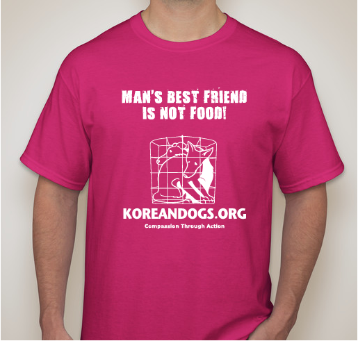 KoreanDogs.org - Help End the South Korean Dog Meat Cruelty. Fund Documentary by the Korea Observer. Fundraiser - unisex shirt design - small