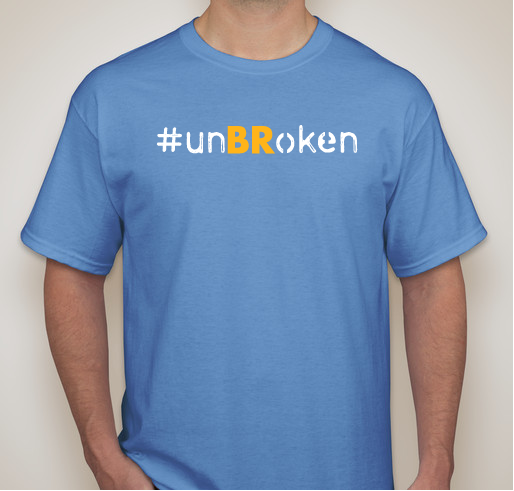#unBRoken - Flood Relief for Baton Rouge, Louisiana Fundraiser - unisex shirt design - front