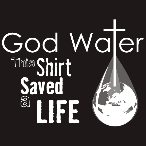 Become a SUPERHERO! Provide safe drinking water to someone who desperately needs it. shirt design - zoomed
