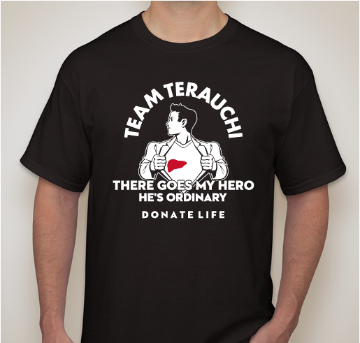 Jonathan's Living Donor Liver Transplant Fundraiser - unisex shirt design - front