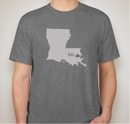 Chi Omega Flooded Sisters Relief Fundraiser - unisex shirt design - front