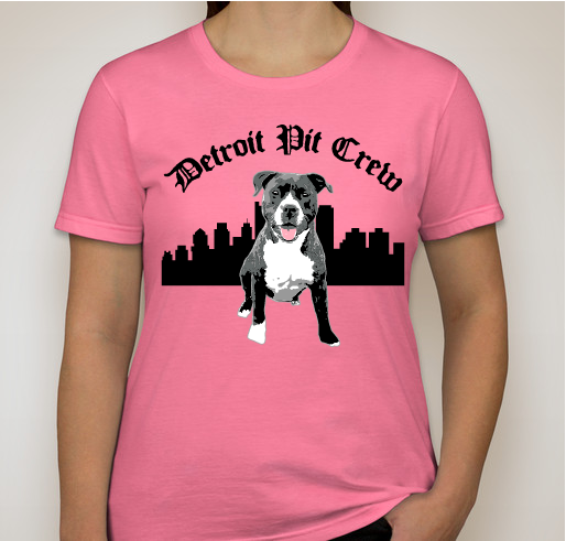 SUPPORT DETROIT PIT CREW Fundraiser - unisex shirt design - front