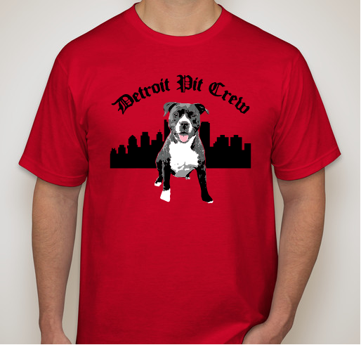 SUPPORT DETROIT PIT CREW Fundraiser - unisex shirt design - front