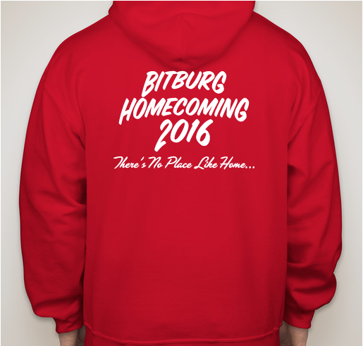 Bitburg Homecoming 2016 Commemorative Shirt Fundraiser - unisex shirt design - back