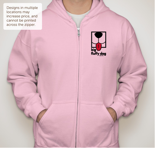 Big Fluffy Dog Rescue Logo Hoodies Fundraiser - unisex shirt design - front