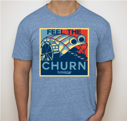 Mr. Trash Wheel T-Shirt: Feel the Churn Fundraiser - unisex shirt design - front
