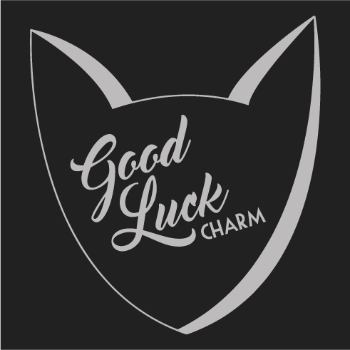 Black Cats = Good Luck Charms shirt design - zoomed