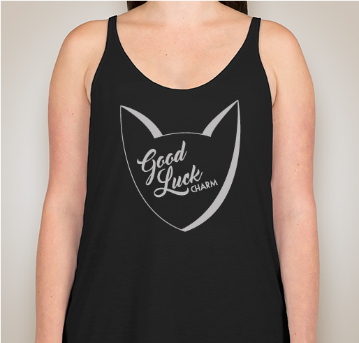 Black Cats = Good Luck Charms Fundraiser - unisex shirt design - front