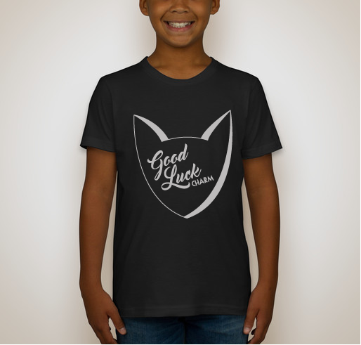 Black Cats = Good Luck Charms Fundraiser - unisex shirt design - back