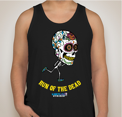 Run of the Dead Fundraiser - unisex shirt design - front