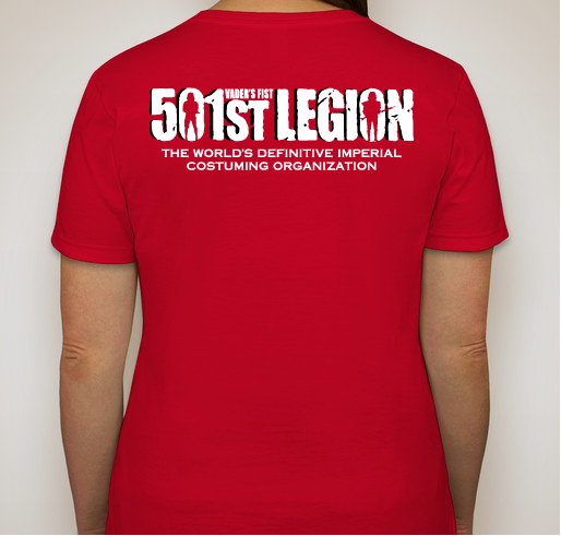 501st Legion T-Shirts! Fundraiser - unisex shirt design - back