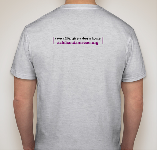 #imwithhuck Fundraiser - unisex shirt design - back