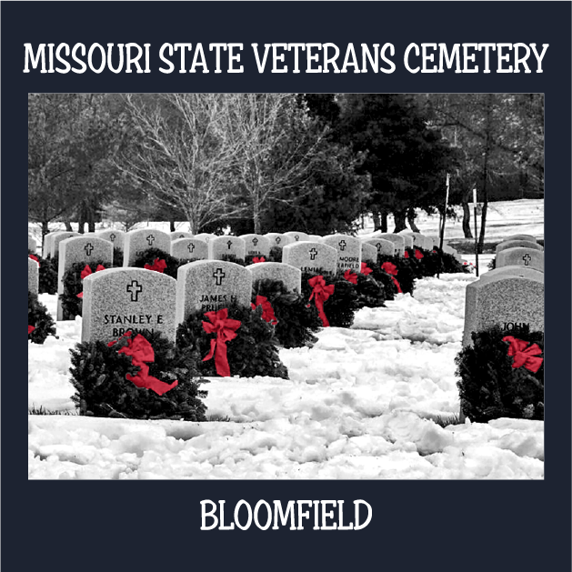 WAA Missouri State Veterans Cemetery Bloomfield shirt design - zoomed