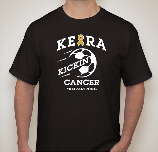 #KEIRASTRONG Fundraiser - unisex shirt design - front