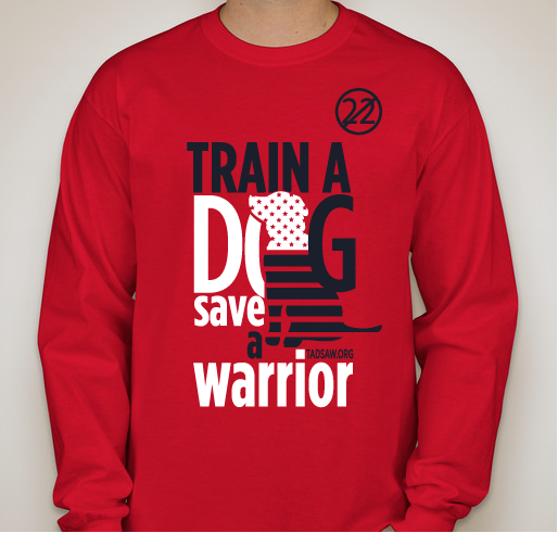 Train a Dog, Save a Warrior Fundraiser - unisex shirt design - front