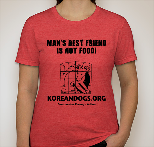 KoreanDogs.org - Help Support Busan KAPCA (Korea Alliance for the Prevention of Cruelty to Animals) Fundraiser - unisex shirt design - small