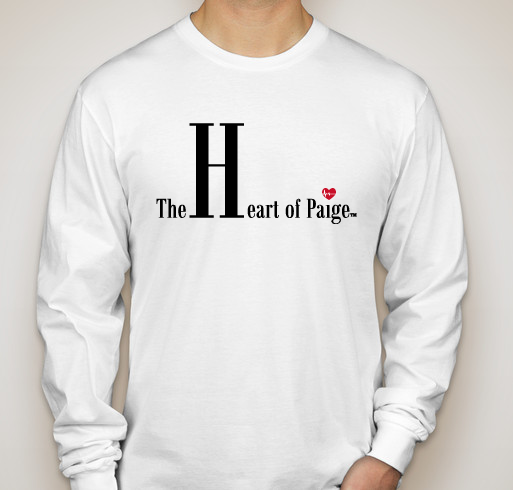 The Heart of Paige Fundraiser - unisex shirt design - front