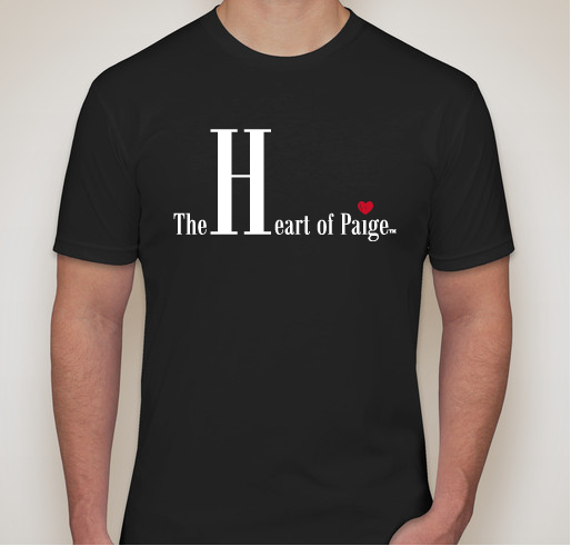 The Heart of Paige Fundraiser - unisex shirt design - front