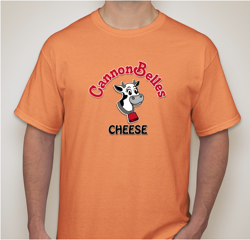 CannonBelles Cheese Fundraiser - unisex shirt design - front