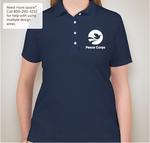 National Peace Corps Association- Polo Shirts Fundraiser - unisex shirt design - front