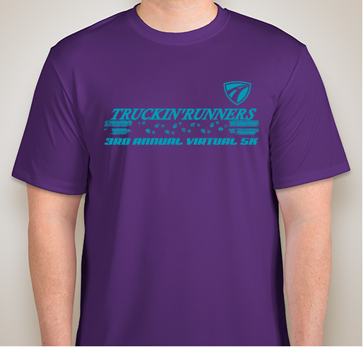 3RD ANNUAL TRUCKIN RUNNERS VIRTUAL 5K * Fundraiser - unisex shirt design - small