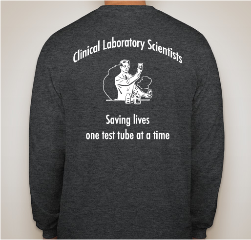VCU Clinical Laboratory Sciences class of 2017 T-shirt fundraiser Fundraiser - unisex shirt design - back