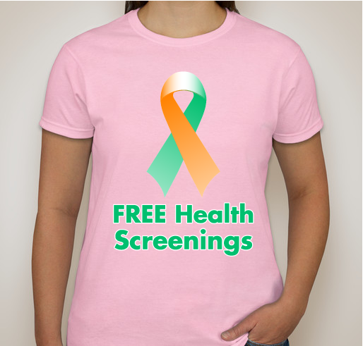 FREE Health Screenings Fundraiser Fundraiser - unisex shirt design - front