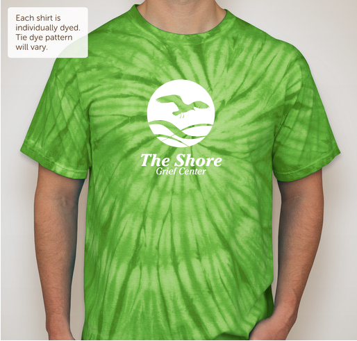 Tie Dye Shore Tee Fundraiser - unisex shirt design - front