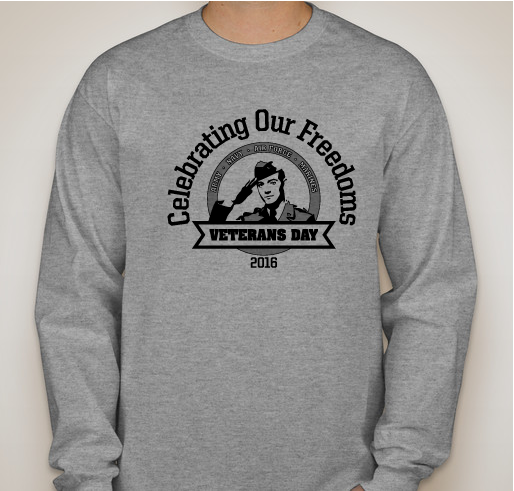 Veterans Day 2016: Celebrating Our Freedoms Fundraiser - unisex shirt design - front