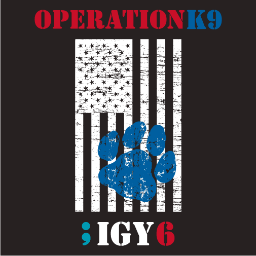 Operation K9 Fall Fundraiser shirt design - zoomed