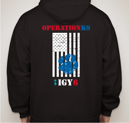 Operation K9 Fall Fundraiser Fundraiser - unisex shirt design - back