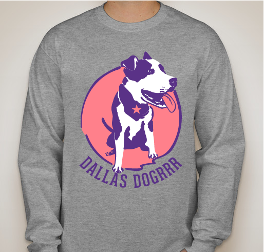 Dallas DogRRR's New Logo! Fundraiser - unisex shirt design - front