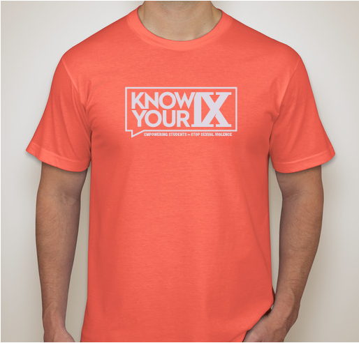 Know Your IX Fundraiser - unisex shirt design - front