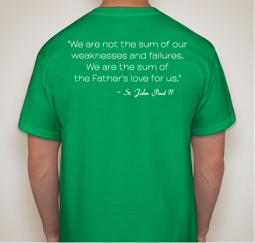 University of North Texas Eagle Catholics Fundraiser - unisex shirt design - back