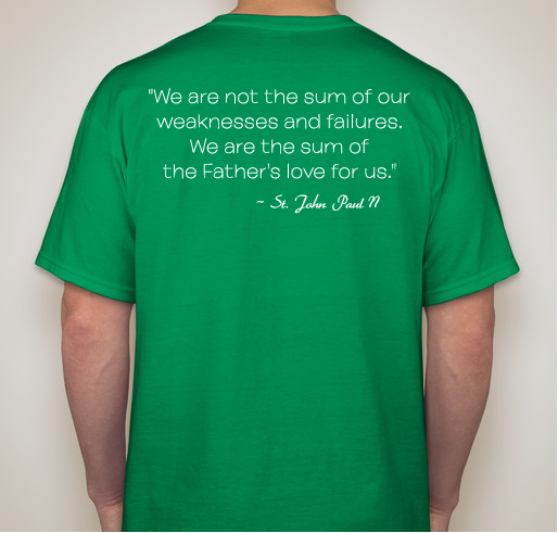 University of North Texas Eagle Catholics Fundraiser - unisex shirt design - back