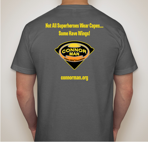Connor Man Defeat DIPG Foundation T-Shirts Fundraiser - unisex shirt design - back