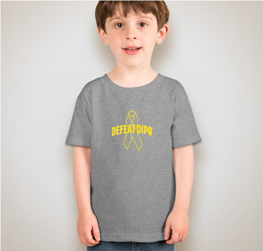 Connor Man Defeat DIPG Foundation T-Shirts Fundraiser - unisex shirt design - front