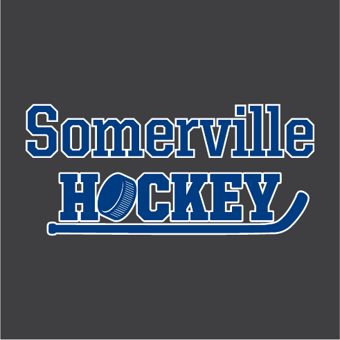 Somerville BlueLiners supporting Somerville High Hockey Programs shirt design - zoomed