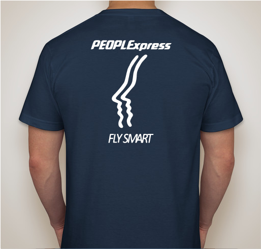 People Express Airlines Alumni Reunion Fundraiser - unisex shirt design - back