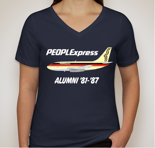 People Express Airlines Alumni Reunion Fundraiser - unisex shirt design - front
