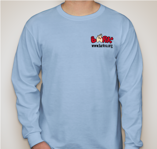 NEW Limited Edition BARK Long Sleeve and Sweat Shirts!!! Fundraiser - unisex shirt design - front