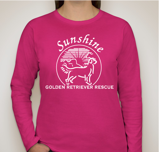 Sunshine Golden Retriever Rescue Fundraiser - unisex shirt design - front