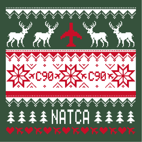 Toys for Tots from NATCA shirt design - zoomed