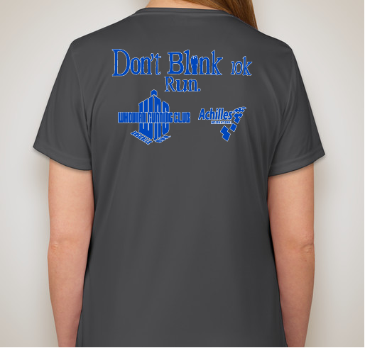 Don't Blink 10K Fundraiser - unisex shirt design - back