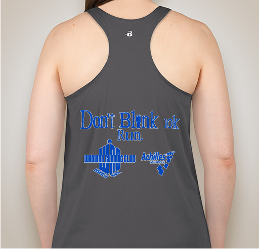 Don't Blink 10K Fundraiser - unisex shirt design - back