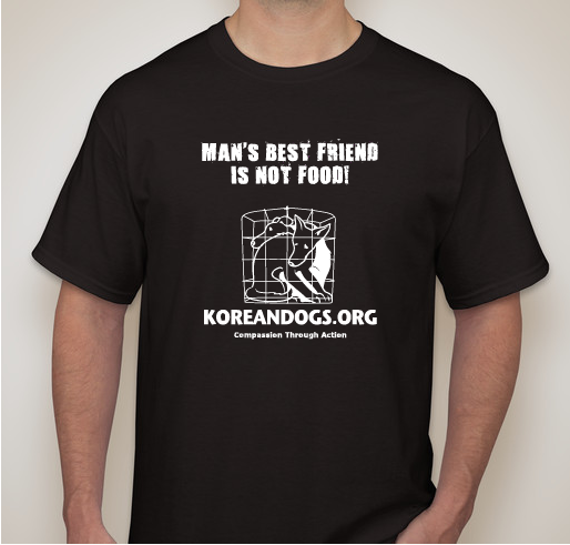 KoreanDogs.org - Help Support Busan KAPCA (Korea Alliance for the Prevention of Cruelty to Animals) Fundraiser - unisex shirt design - front