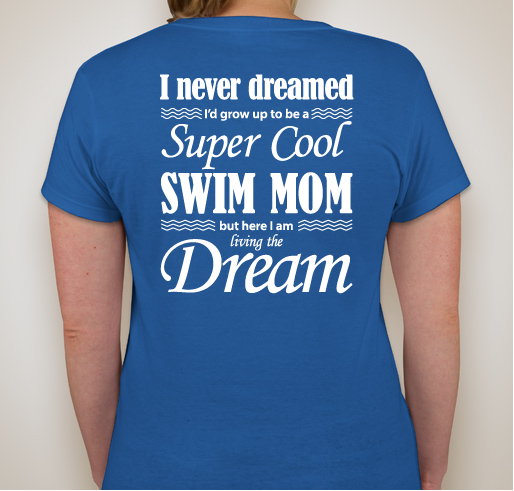 EISF Swim Mom T-shirts :: CREW NECK Fundraiser - unisex shirt design - back