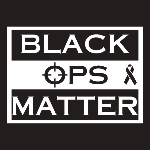 Black Ops Matter shirt design - zoomed