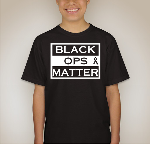 Black Ops Matter Fundraiser - unisex shirt design - back